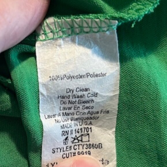 ChicSoul Green Oversized Knot Front T Shirt- Size XL - Picture 6 of 7